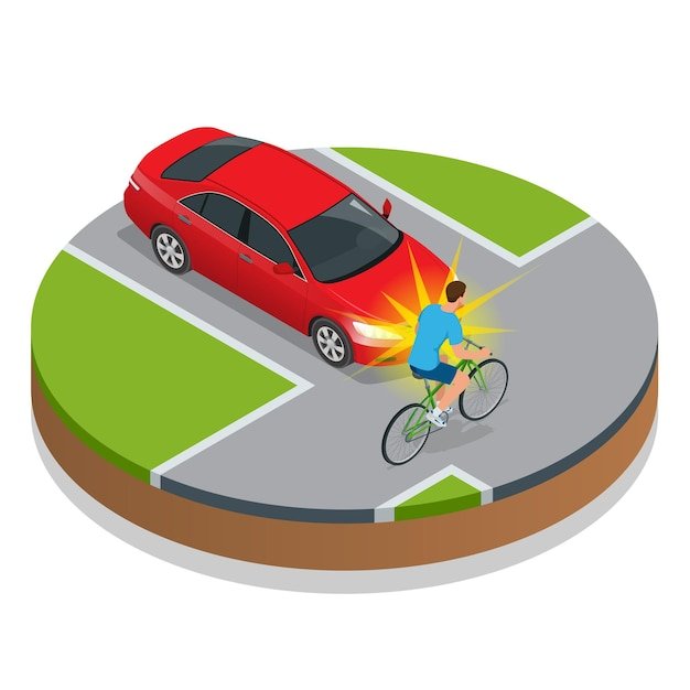 [freepicdownloader.com]-car-accident-bike-accident-with-vehicle-flat-3d-vector-isometric-illustration-accident-road-situation-danger-car-crash-accident-road-collision-safety-emergency-transport-normal